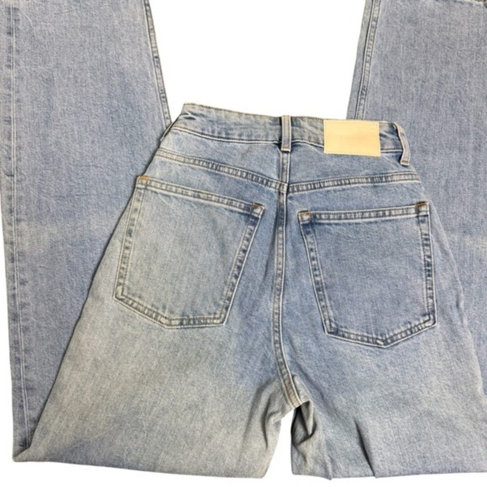 Everlane The Curvy Way High Jean Light Wash Organic Cotton Denim 23 Long - Picture 2 of 6